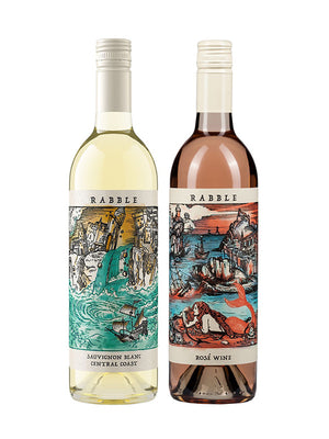 The ultimate pool-side duo! Rabble Sauvignon Blanc and Rosé Wine