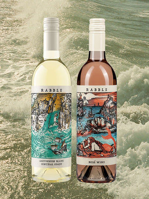 The ultimate pool-side duo! Rabble Sauvignon Blanc and Rosé Wine